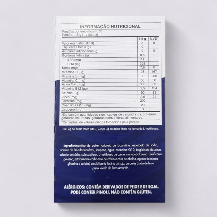 Andractiv Composição nutricional
