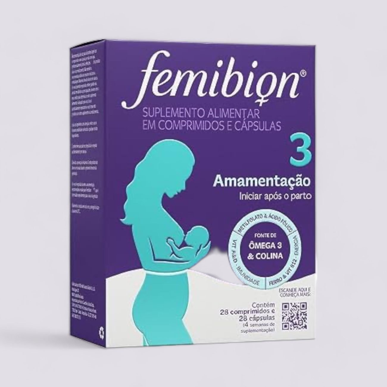 Femibion 3 - 28 Comp + 28 Cáps - Saúde Pós-Parto | Famivita