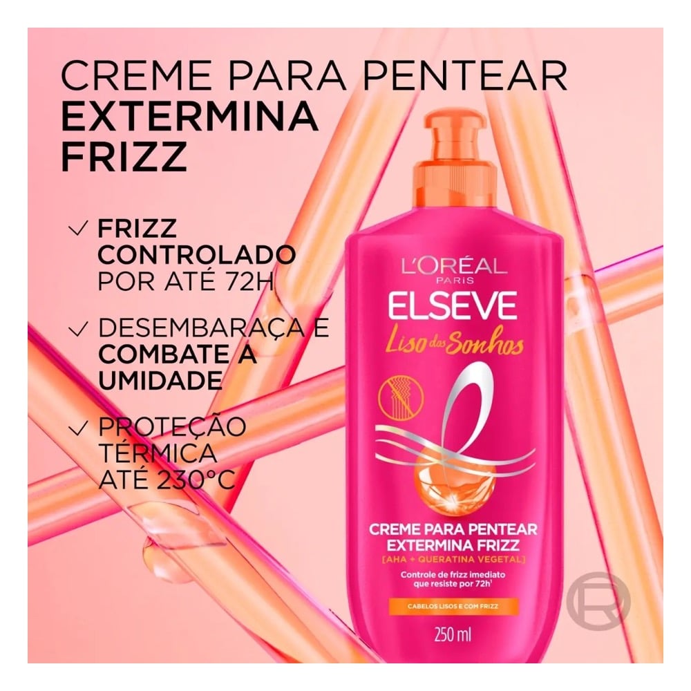 Creme de Pentear Elseve Liso dos Sonhos - Imagem 3
