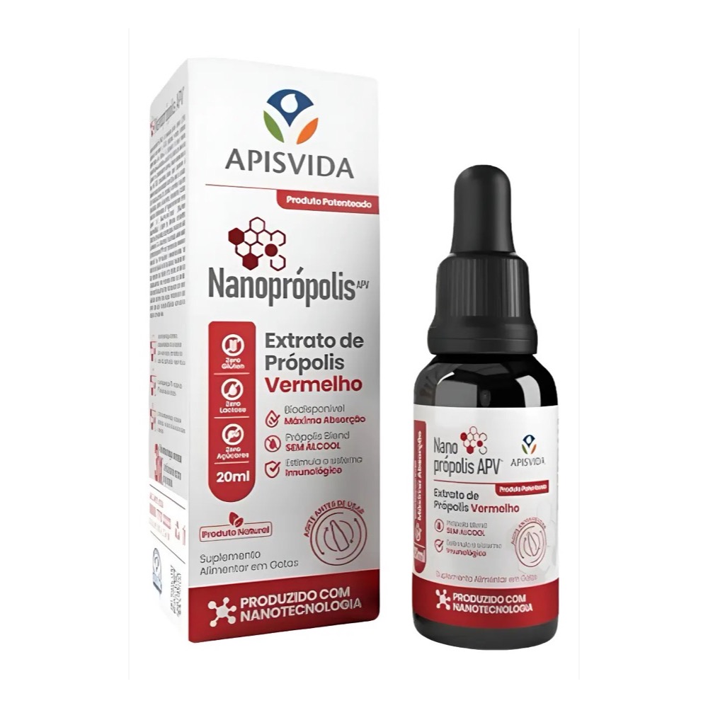 Nanoprópolis - Extrato de Própolis Vermelho