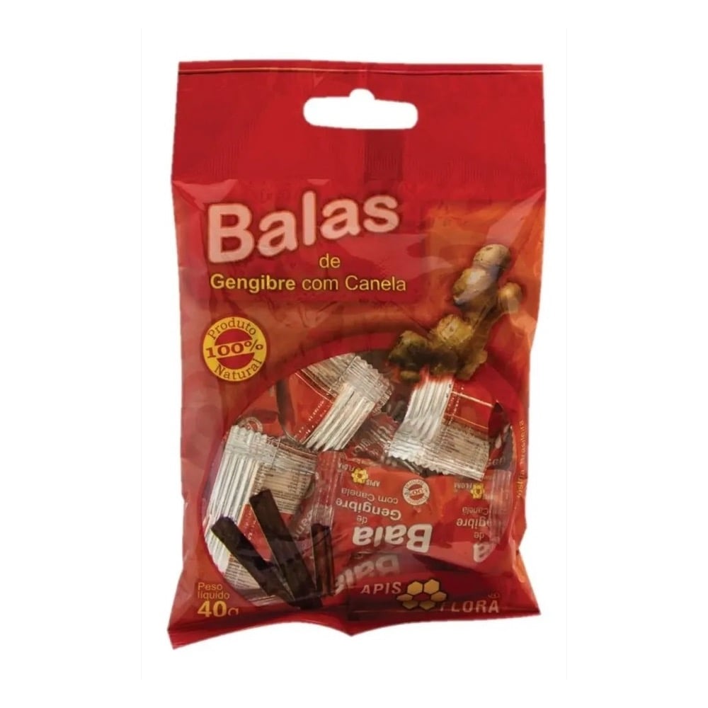 Balas de Gengibre e Canela