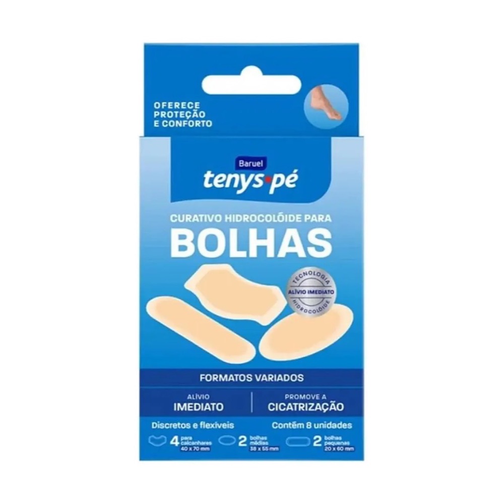 Tenys Pé Baruel Adesivo Hidrocolóide Mix