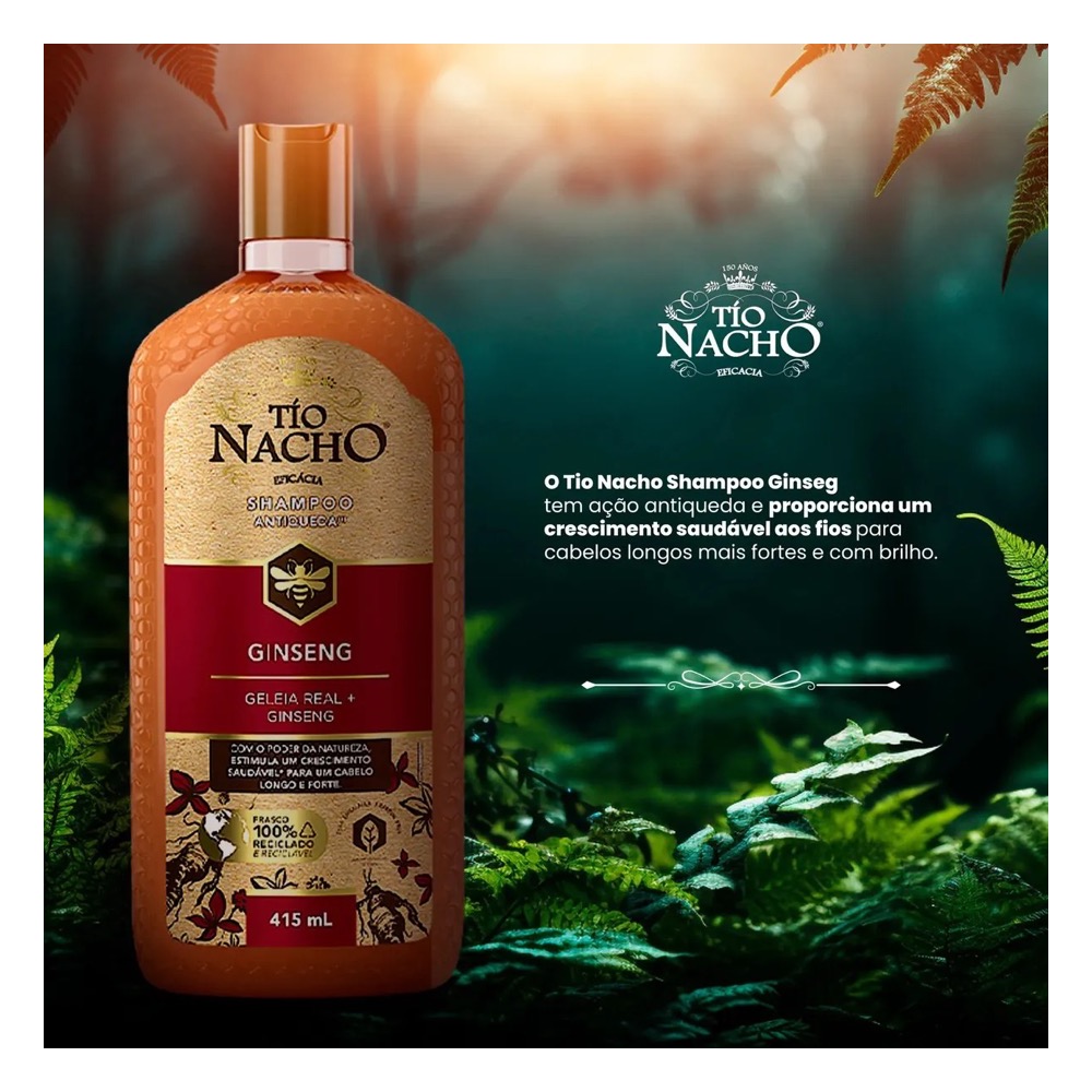 Shampoo Tio Nacho Ginseng - Imagem 2
