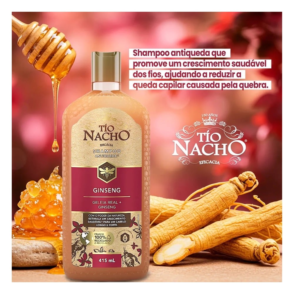 Shampoo Tio Nacho Ginseng - Imagem 3