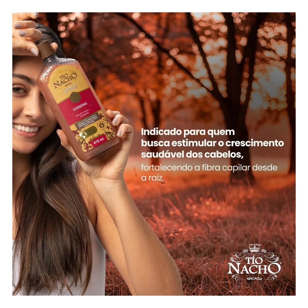 Shampoo Tio Nacho Ginseng - Imagem 5