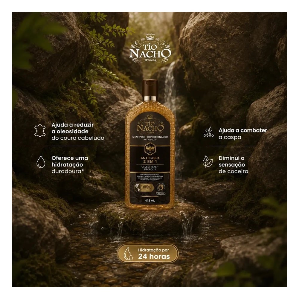 Shampoo Tio Nacho 2 em 1 Anticaspa - Imagem 4