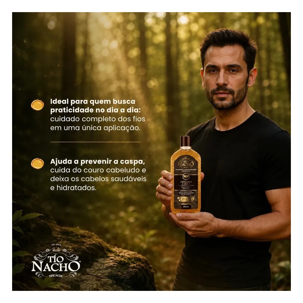 Shampoo Tio Nacho 2 em 1 Anticaspa - Imagem 5