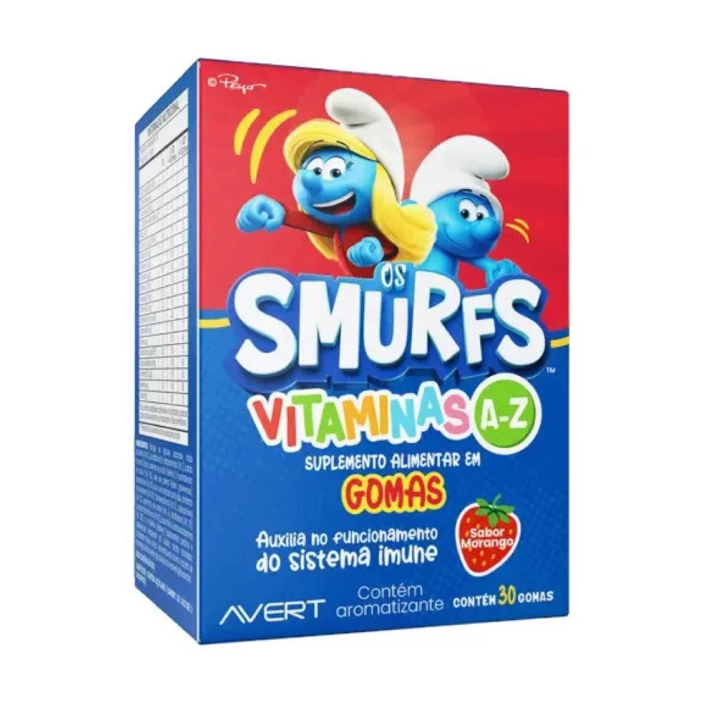 Vitamina Smurfs A-Z Morango
