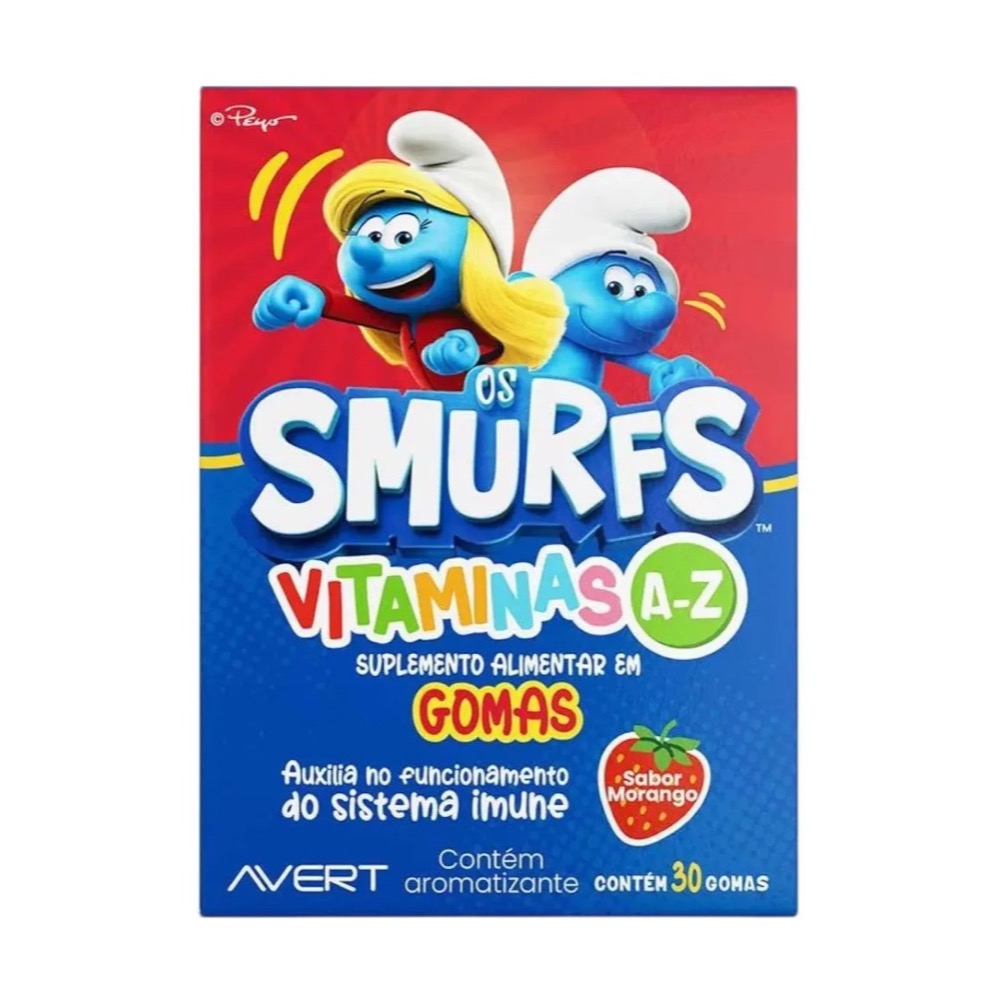 Vitamina Smurfs A-Z Morango - Imagem 4
