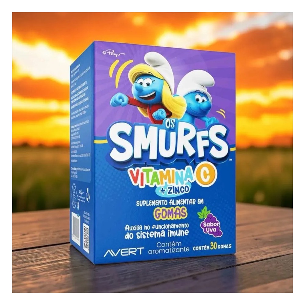 Vitamina Smurfs C+Z Uva - Imagem 5