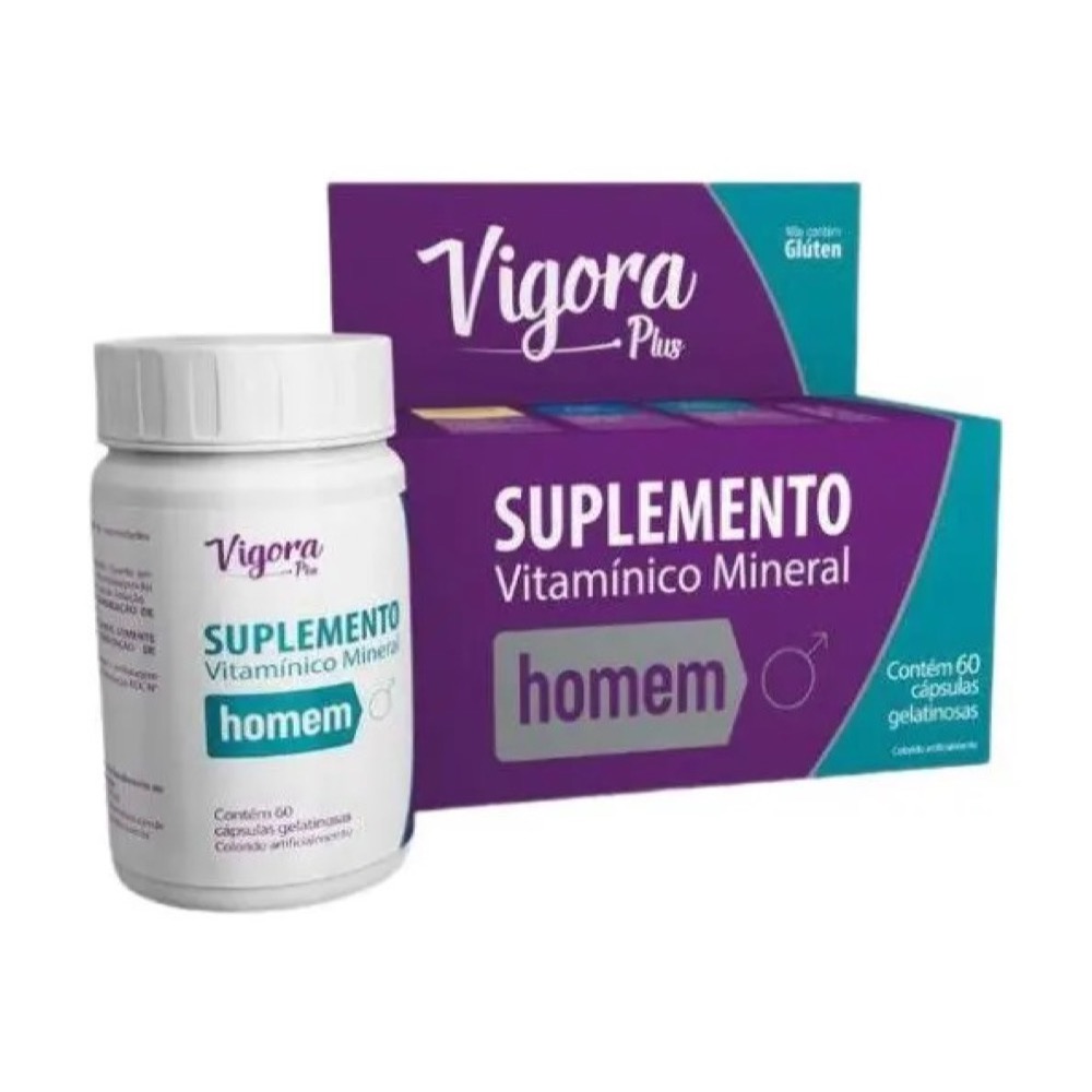 Vigora Plus Cálcio + D3 Homem