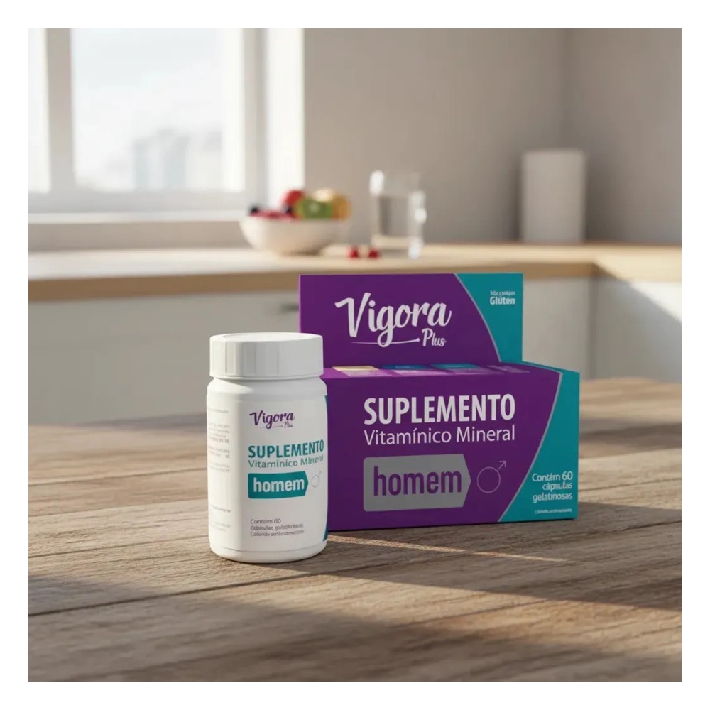 Vigora Plus Cálcio + D3 Homem - Imagem 2