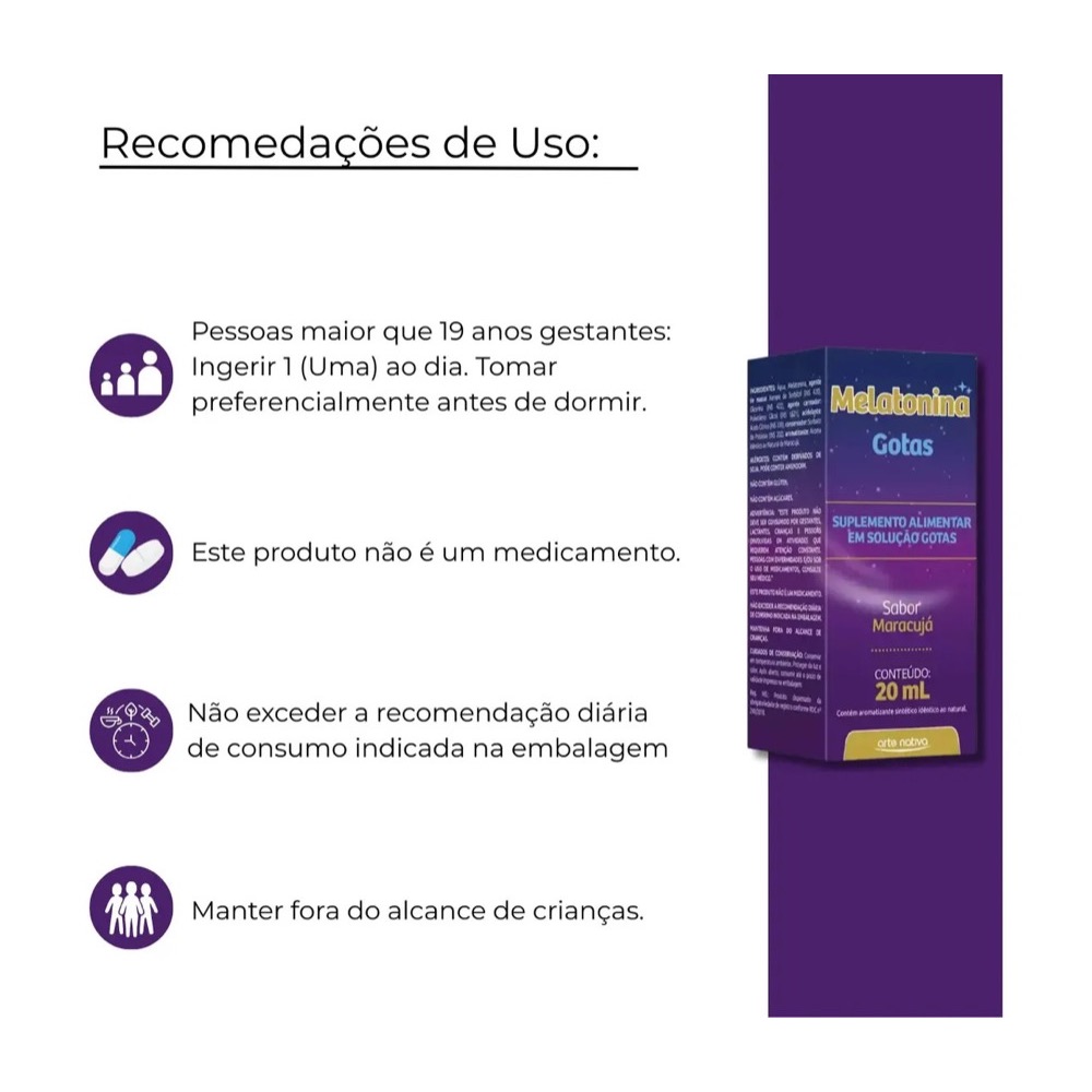 Arte Nativa Melatonina - Imagem 3