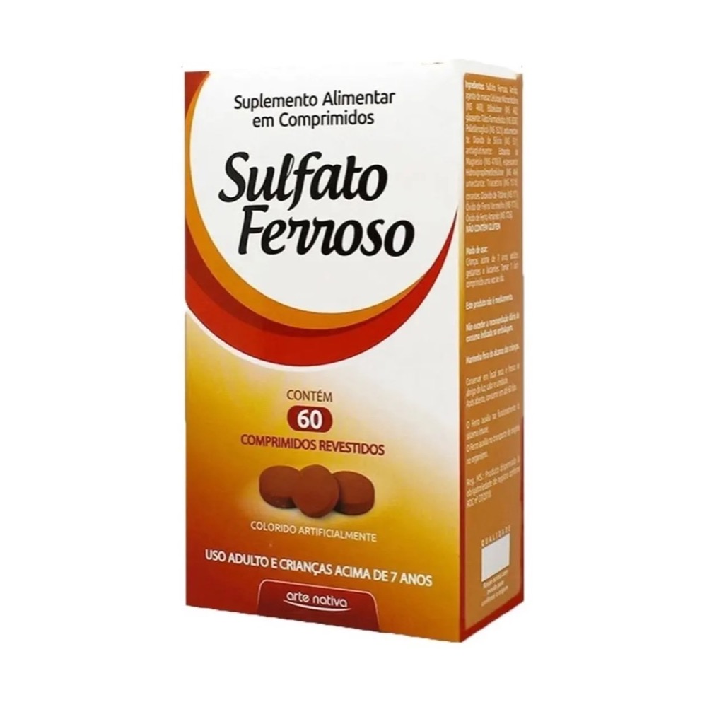 Arte Nativa Sulfato Ferroso Comprimidos