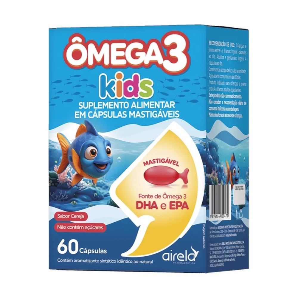 Airela Ômega 3 Kids Cereja
