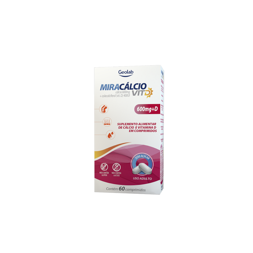 Miracálcio Vit D 600mg